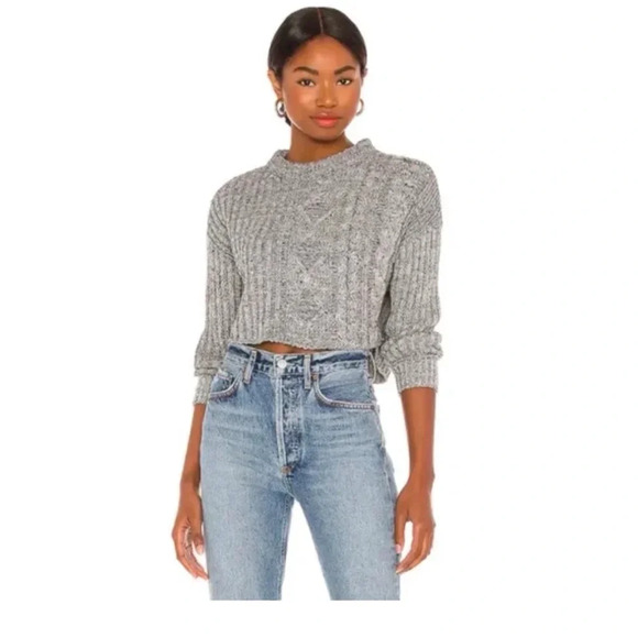 Women's Free People Sweater XS Gray - Picture 2 of 8